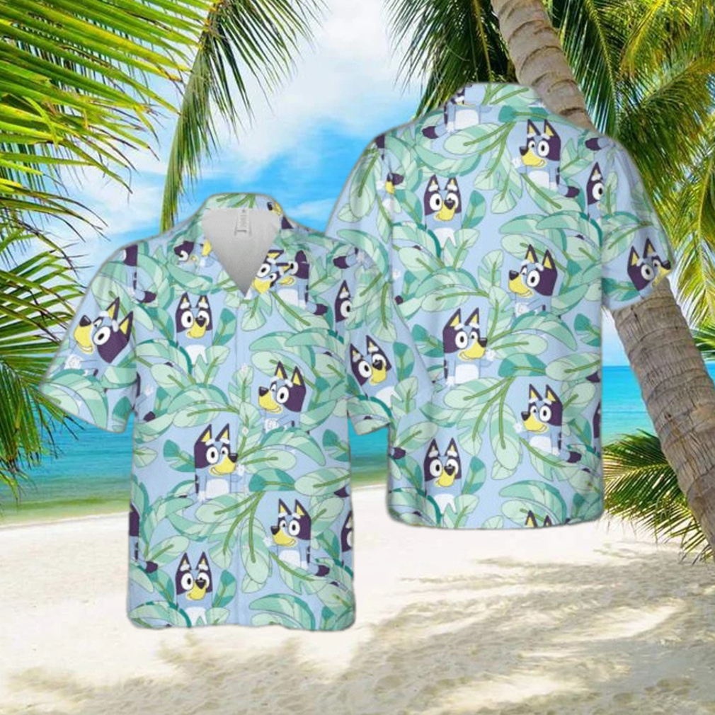 Kid Bluey Dog Lovers Hawaiian Shirt - Limotees