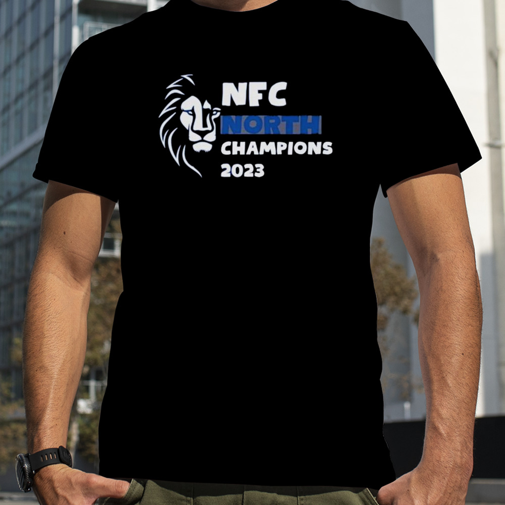 King Detroit Lions Nfc North Champions 2023 T-shirt