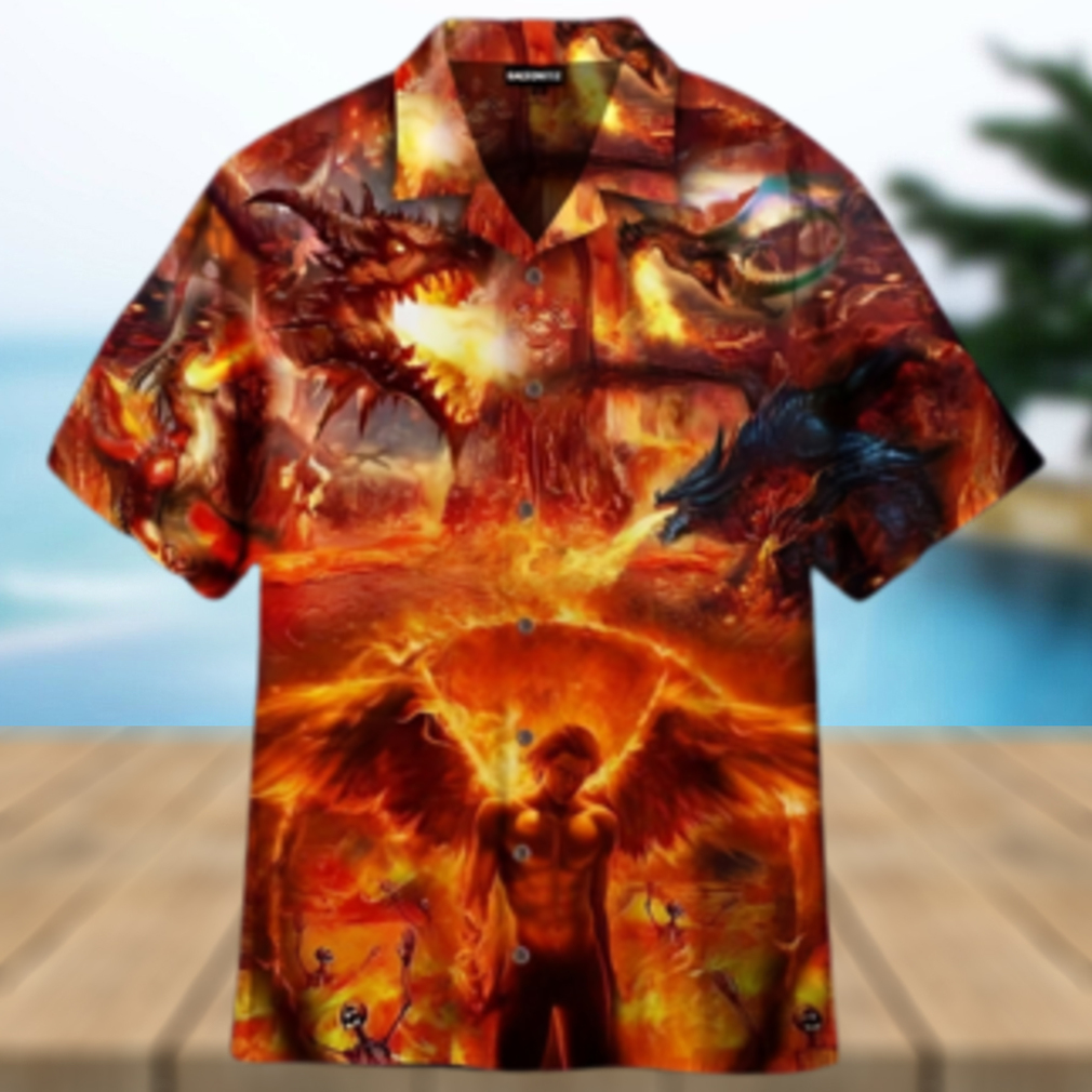 King Of Hell Lucifer Hawaiian Shirt - Limotees