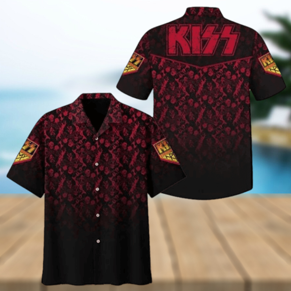 Kiss Rock Band No198 Hawaiian Casual Shirt - Limotees