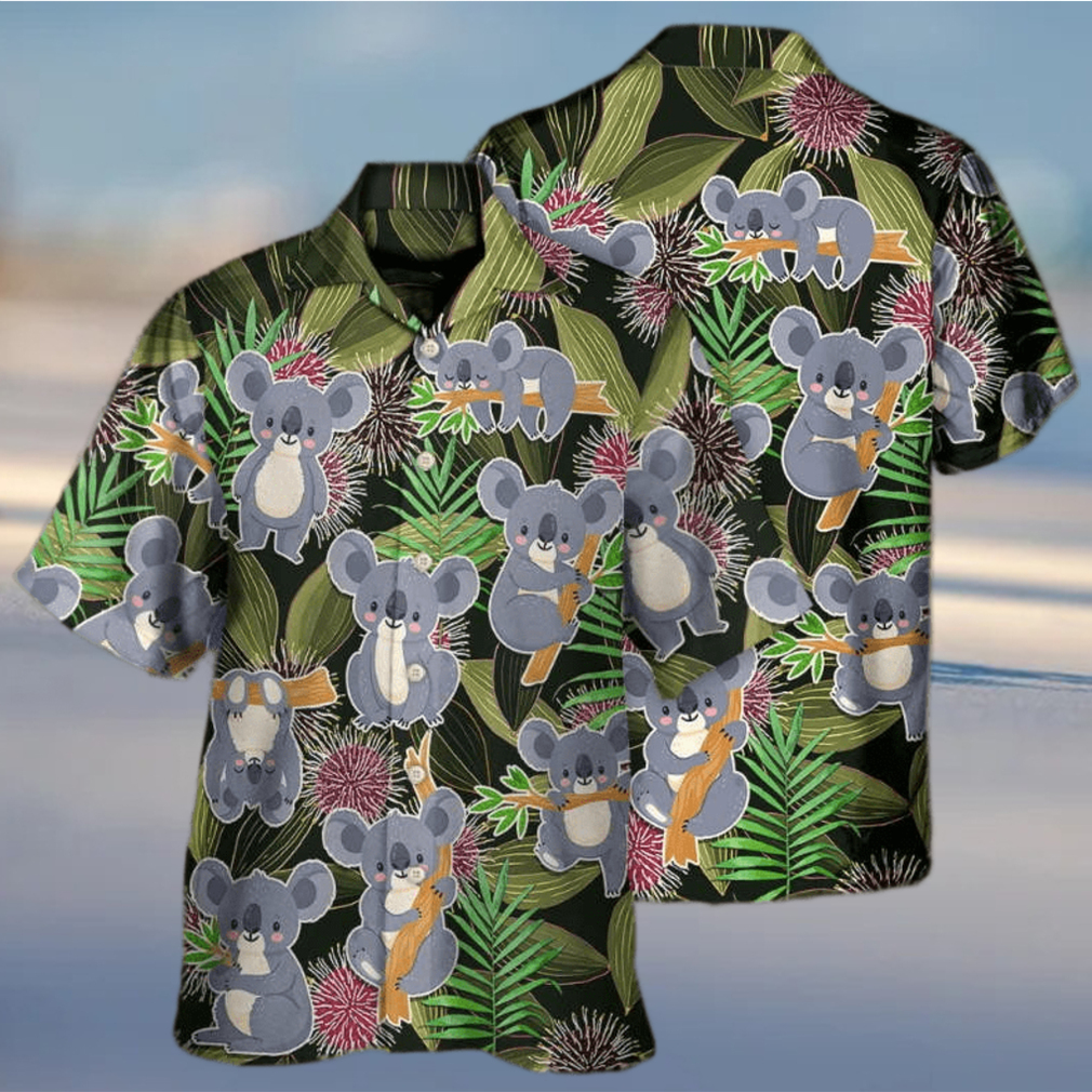 Koala Daily Life Funny Tropical Art Hawaiian Shirt - Limotees