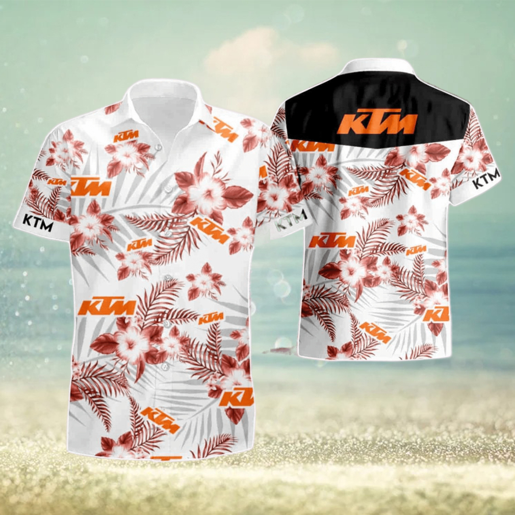 Ktm Logo Summer Beach Hawaiian Shirt - Limotees