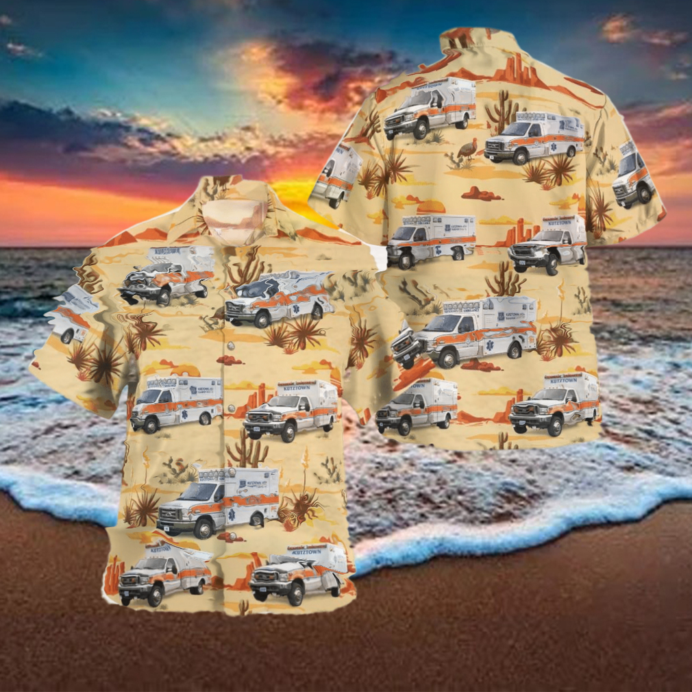 Kutztown Ambulance Kutztown Pennsylvania Hawaiian Shirt - Limotees