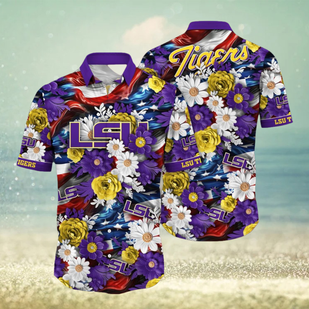 LSU TIGERS NCAA1 Hawaii Shirt Independence Day - Limotees