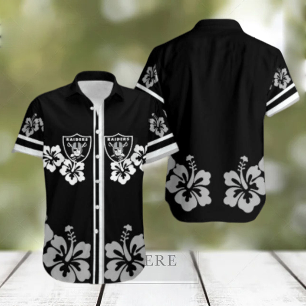 Las Vegas Raiders Hibiscusand Limited Edition Hawaiian Shirt For Men And Women - Limotees