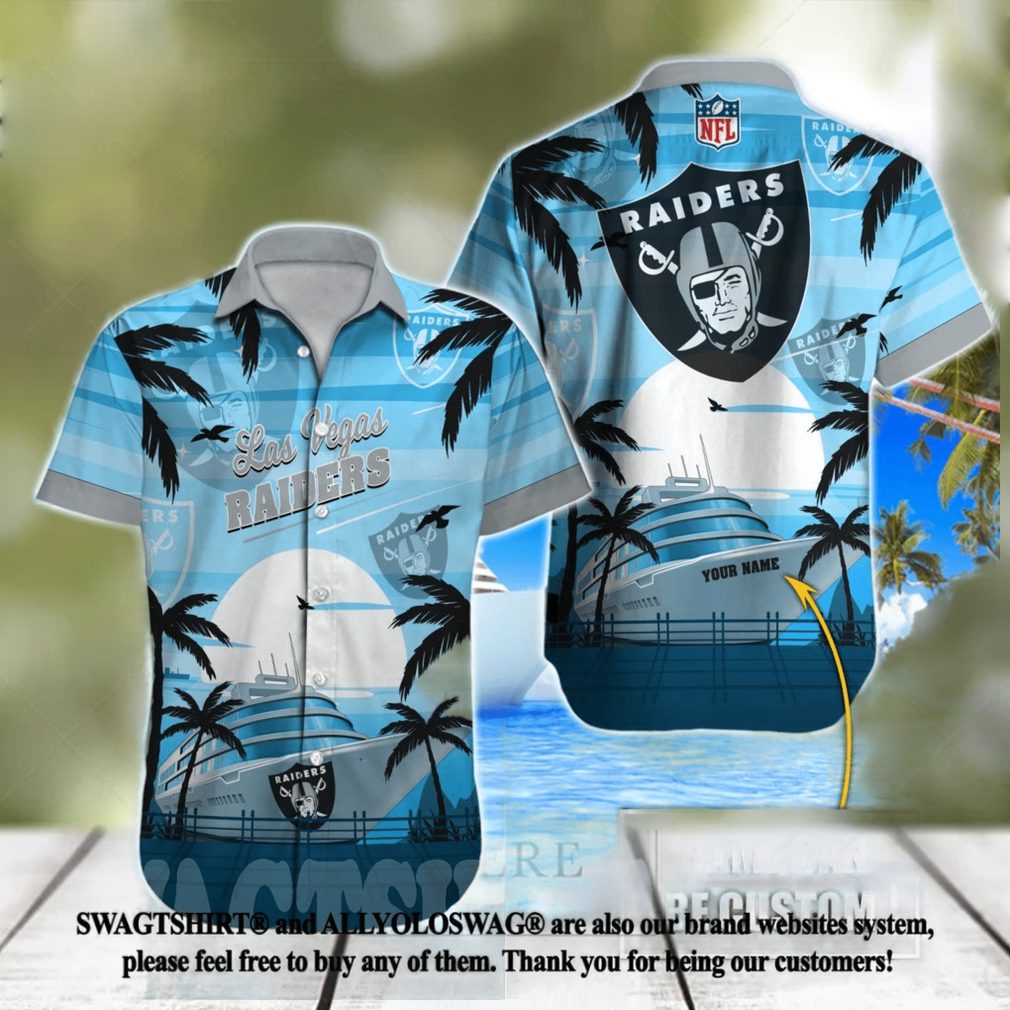 Las Vegas Raiders NFL Classic 3D Hawaiian Button Shirt - Limotees