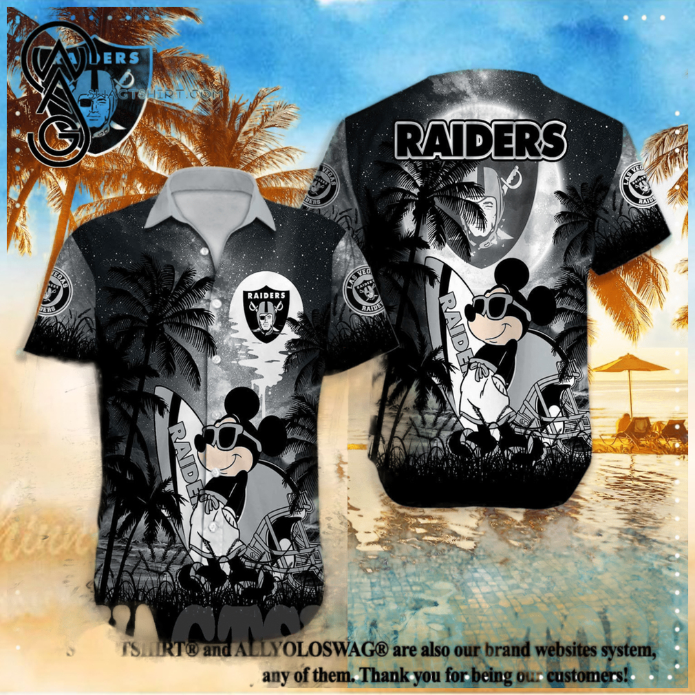 Las Vegas Raiders NFL Full Print Unisex Hawaiian Shirt - Limotees