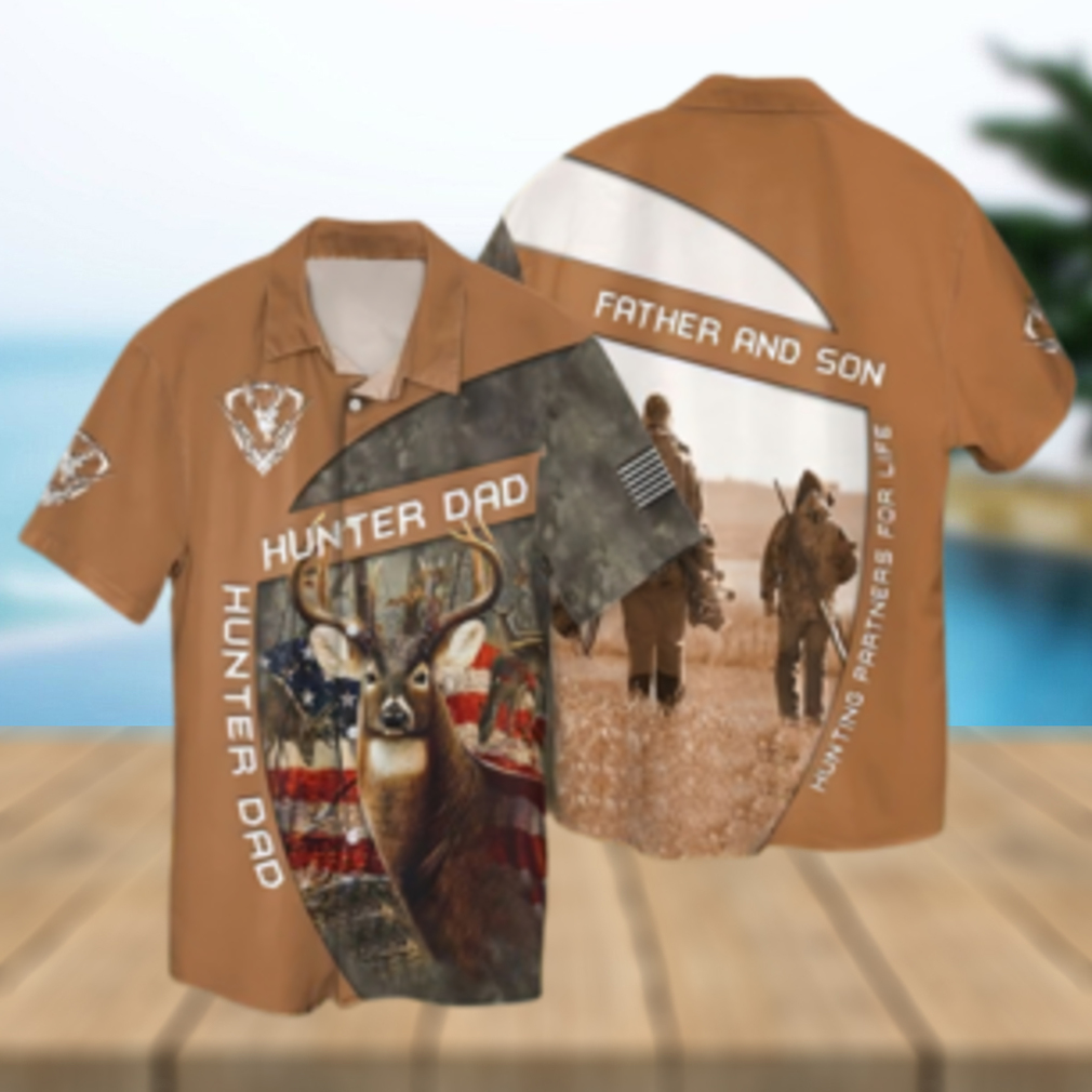 Legend Hunter Hunter Dad Father And Son Hawaiian Shirt - Limotees