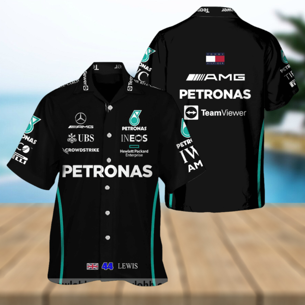 Lewis Hamilton Mercedes F1 Hawaiian Shirt - Limotees