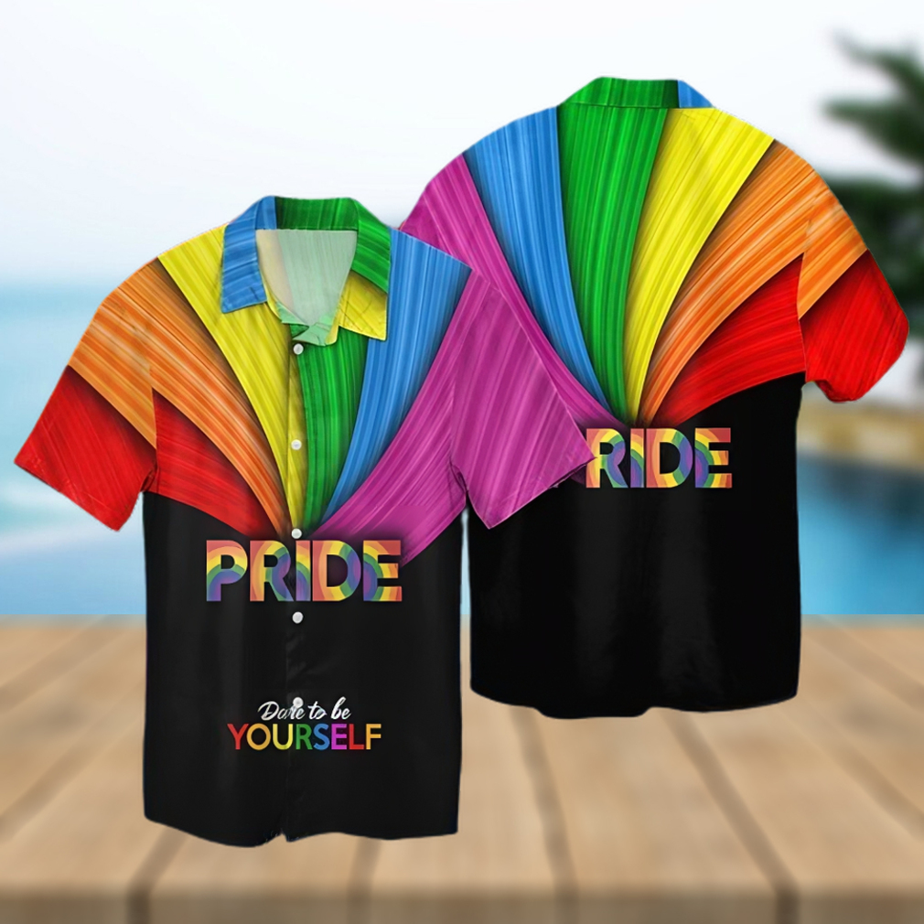 Lgbt Pride Dare To Be Yourself Hawaiian Shirt - Limotees