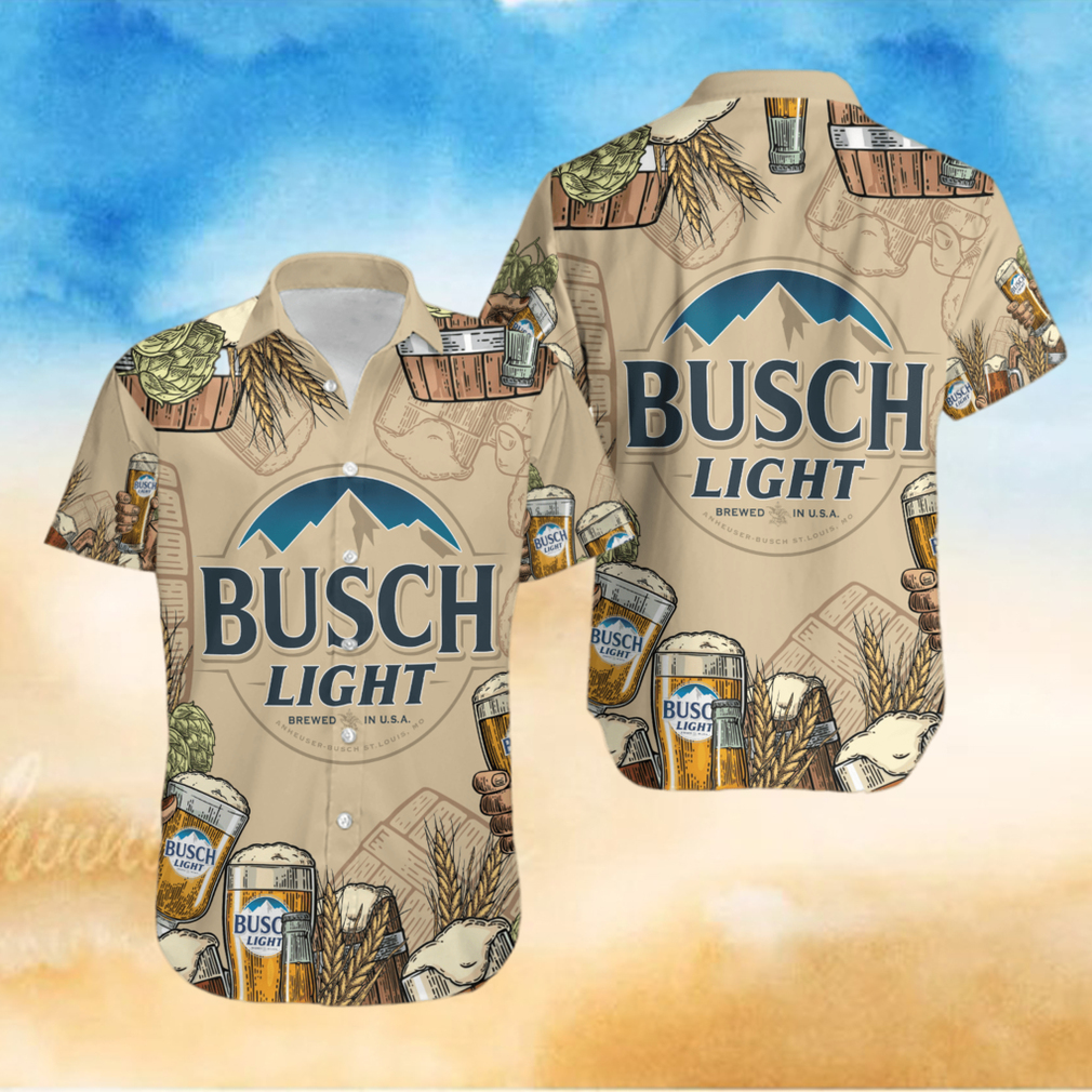 Light Beer cans vintage Unisex Hawaiian Shirt - Limotees