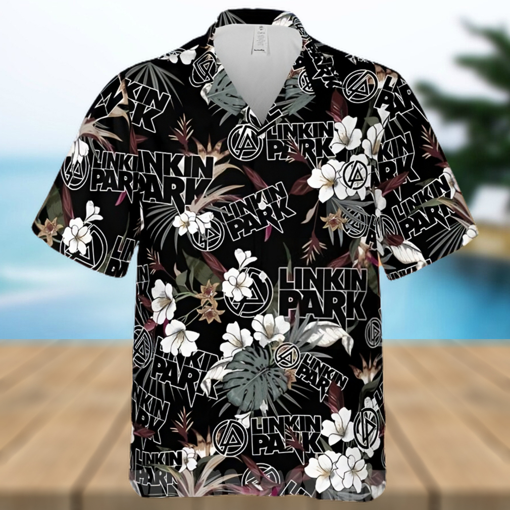 Linkin Park Rock Band And Logo Tropical Forest All Over Print Hawaiian Shirt - Limotees