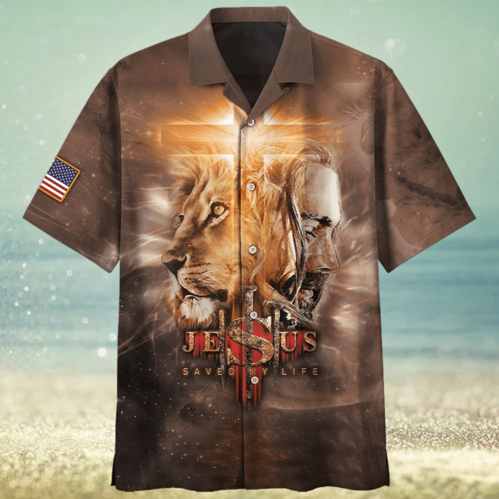 Lion And Jesus Hawaiian Shirt - Limotees