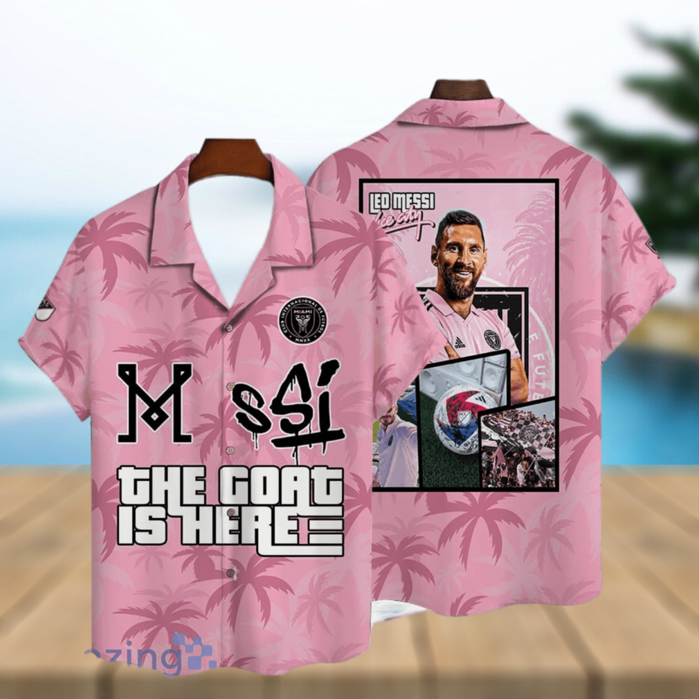 Lionel Messi Inter Miami CF Big Fans Gift Short Sleeve 3D Hawaiian Shirt Summer Gift - Limotees