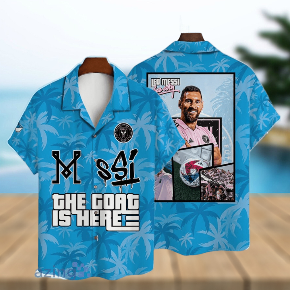 Lionel Messi Inter Miami CF Print 3D Hawaiian Shirt For True Fans - Limotees