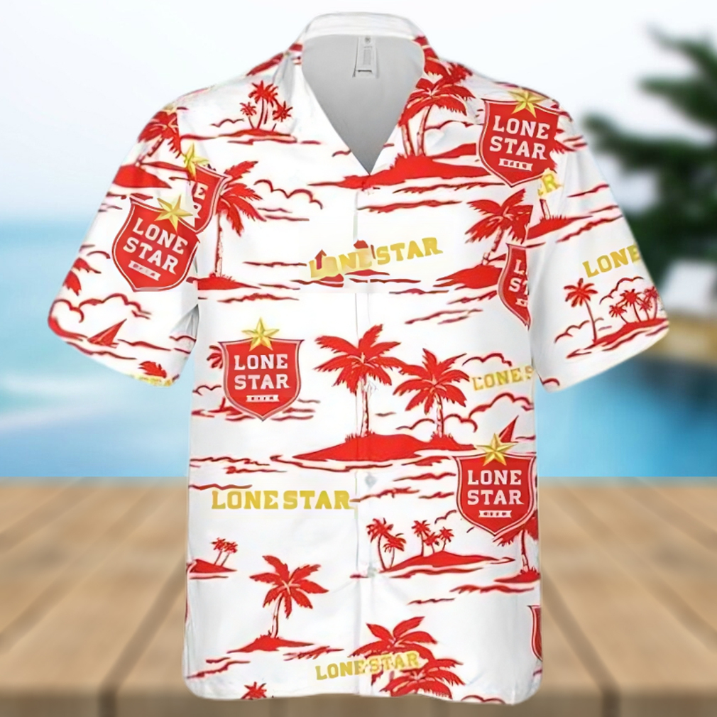 Lone Star Island Palm Leaves Hawaiian Shirt - Limotees