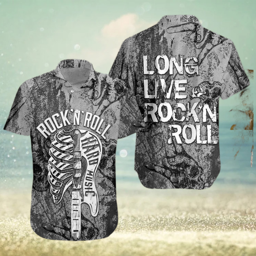 Long Live Rock_N Roll Guitar Unisex Hawaiian Shirt - Limotees