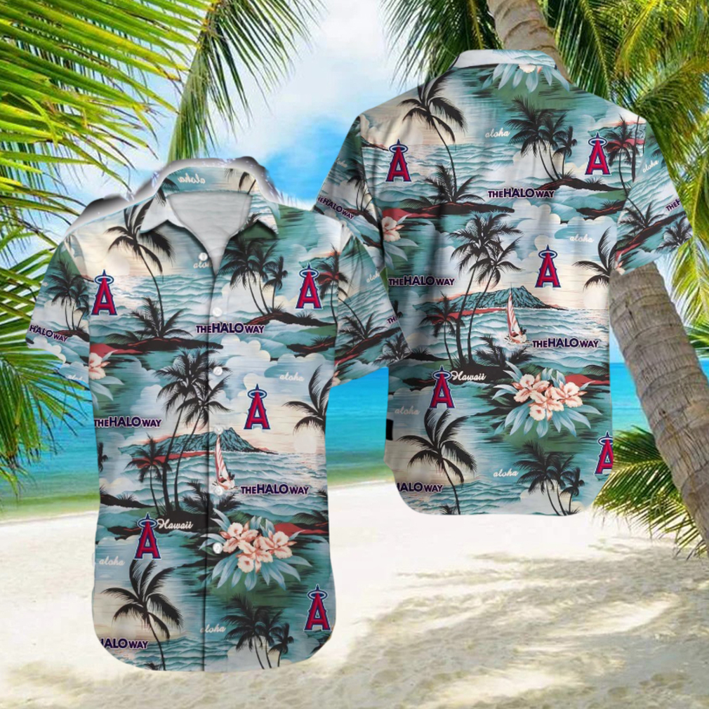 Los Angeles Angels MLB Coconut Beach Logo Fans Gift Hawaiian Shirt For Men And Women - Limotees