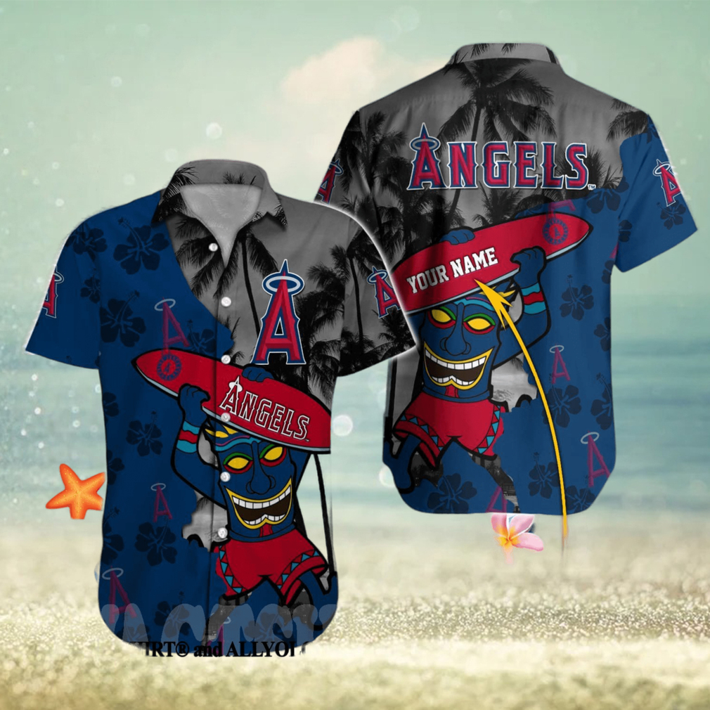 Los Angeles Angels MLB For Fan All Over Print Hawaiian Aloha Shirt - Limotees