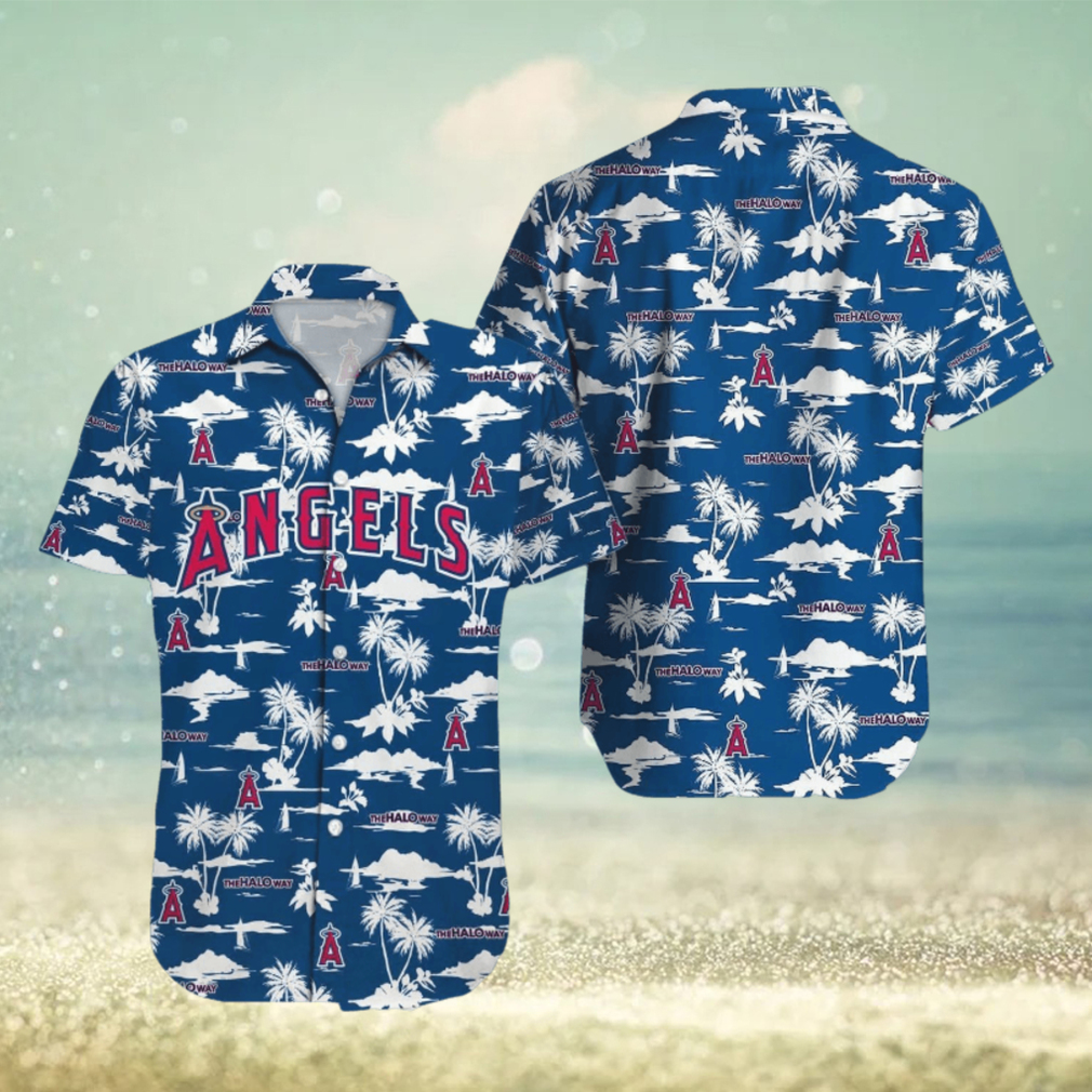 Los Angeles Angels MLB Hawaiian Shirt Beach Lover Coconut Pattern Hawaii Shirt - Limotees