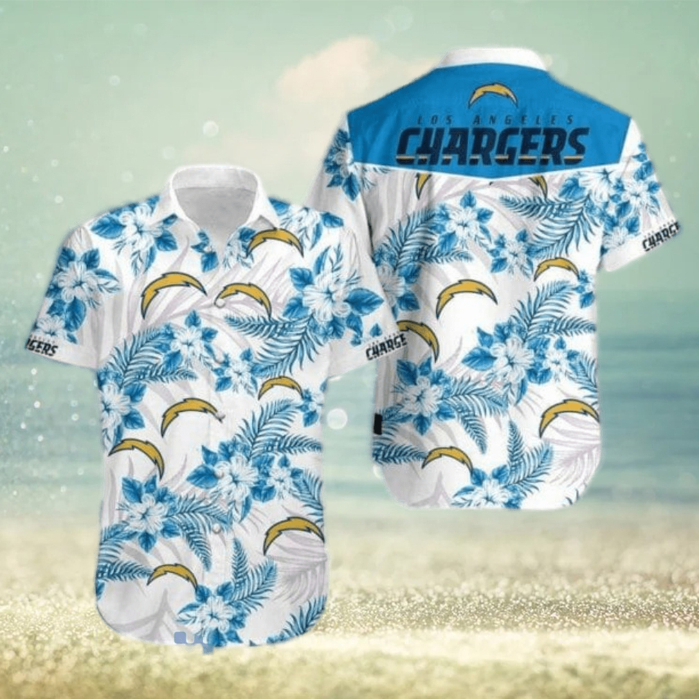 Los Angeles Chargers Hawaiian Shirt Best Gift Men Women - Limotees