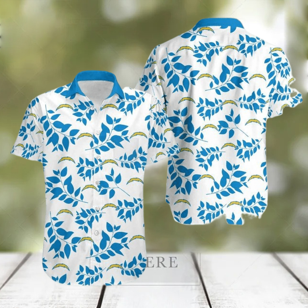 Los Angeles Chargers Limited Edition Leaves Hawaiian Shirt For Men And Women - Limotees