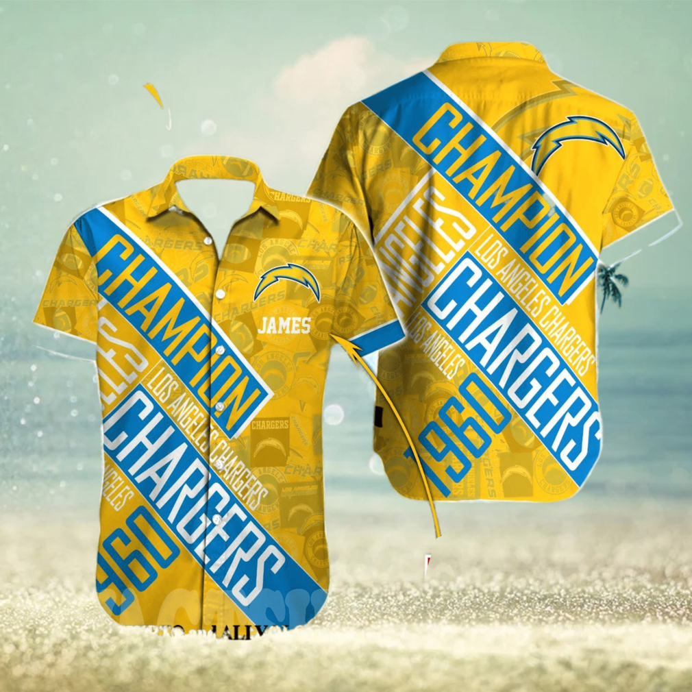 Los Angeles Chargers NFL For Fan 3D Hawaiian Shirt - Limotees