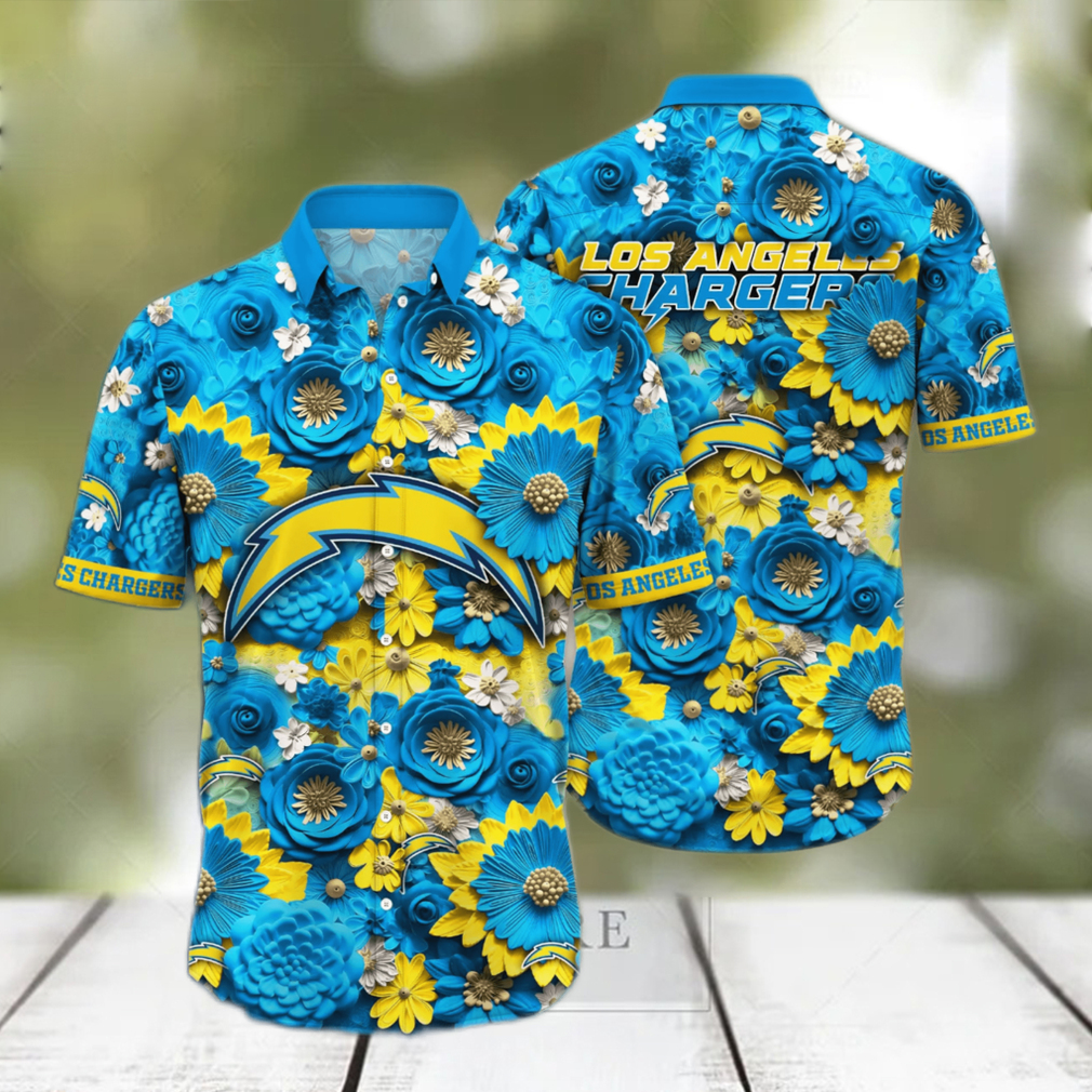 Los Angeles Chargers NFL Hawaiian Shirt Trending For This Summer Customize Shirt Any Team - Limotees