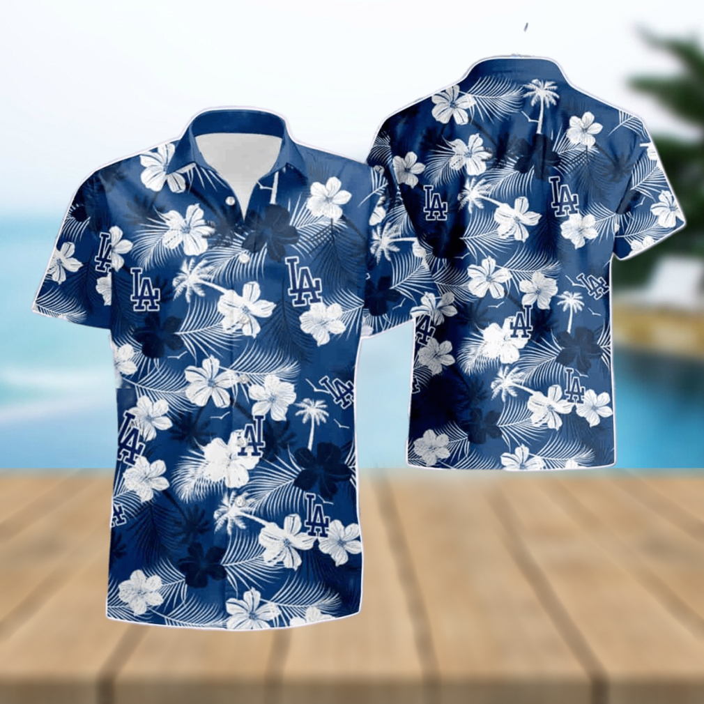 Los Angeles Dodgers Flower Hawaiian Shirt - Limotees