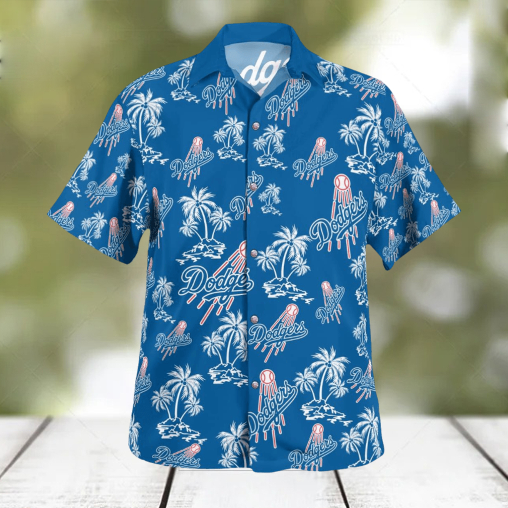 Los Angeles Dodgers Gift 3D Hawaiian Shirt Best For Fans Beach Gift For Men And Women - Limotees