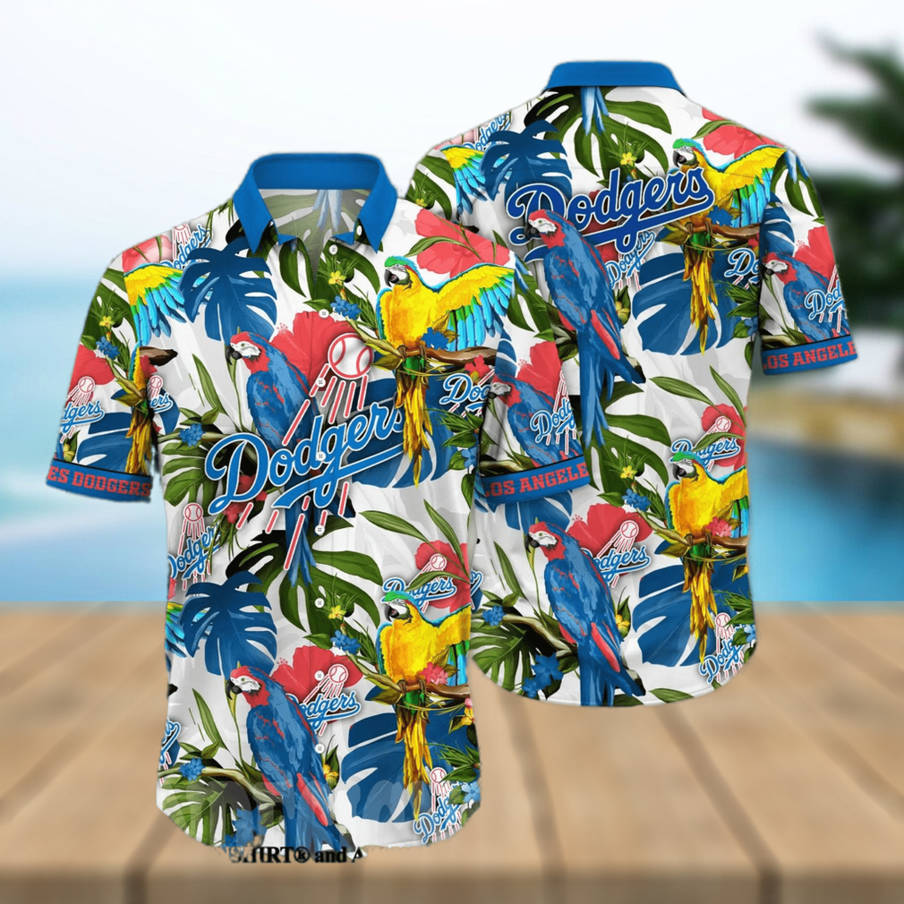 Los Angeles Dodgers MLB Floral All Over Printed Unisex Hawaiian Shirt - Limotees