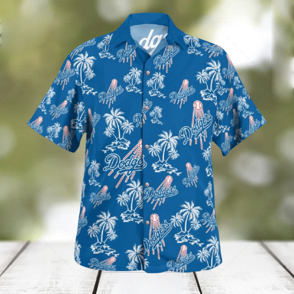 Los Angeles Dodgers Tropical Hawaiian Shirt For Men And Women Gift Summer Beach - Limotees