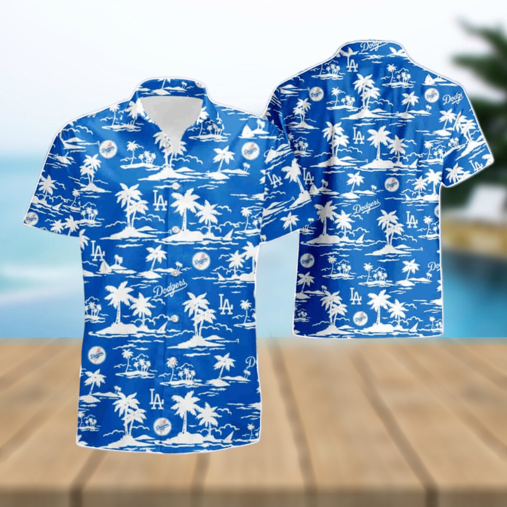 Los Angeles Doggers Vintage MLB Hawaiian Shirt - Limotees