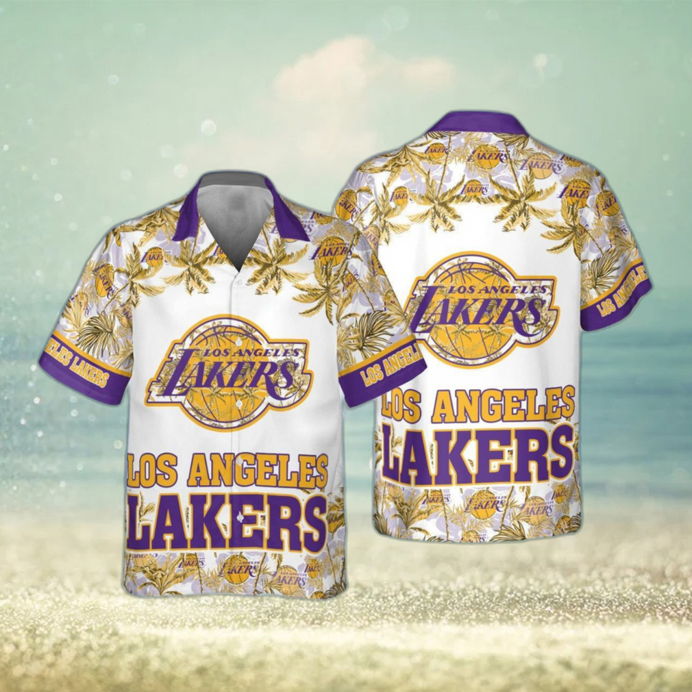 Los Angeles Lakers Vintage Hawaiian Shirt For Men And Women Gift Beach - Limotees