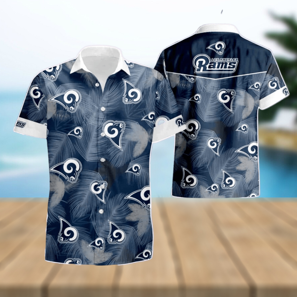 Los Angeles Rams Logo Hawaiian Shirt - Limotees