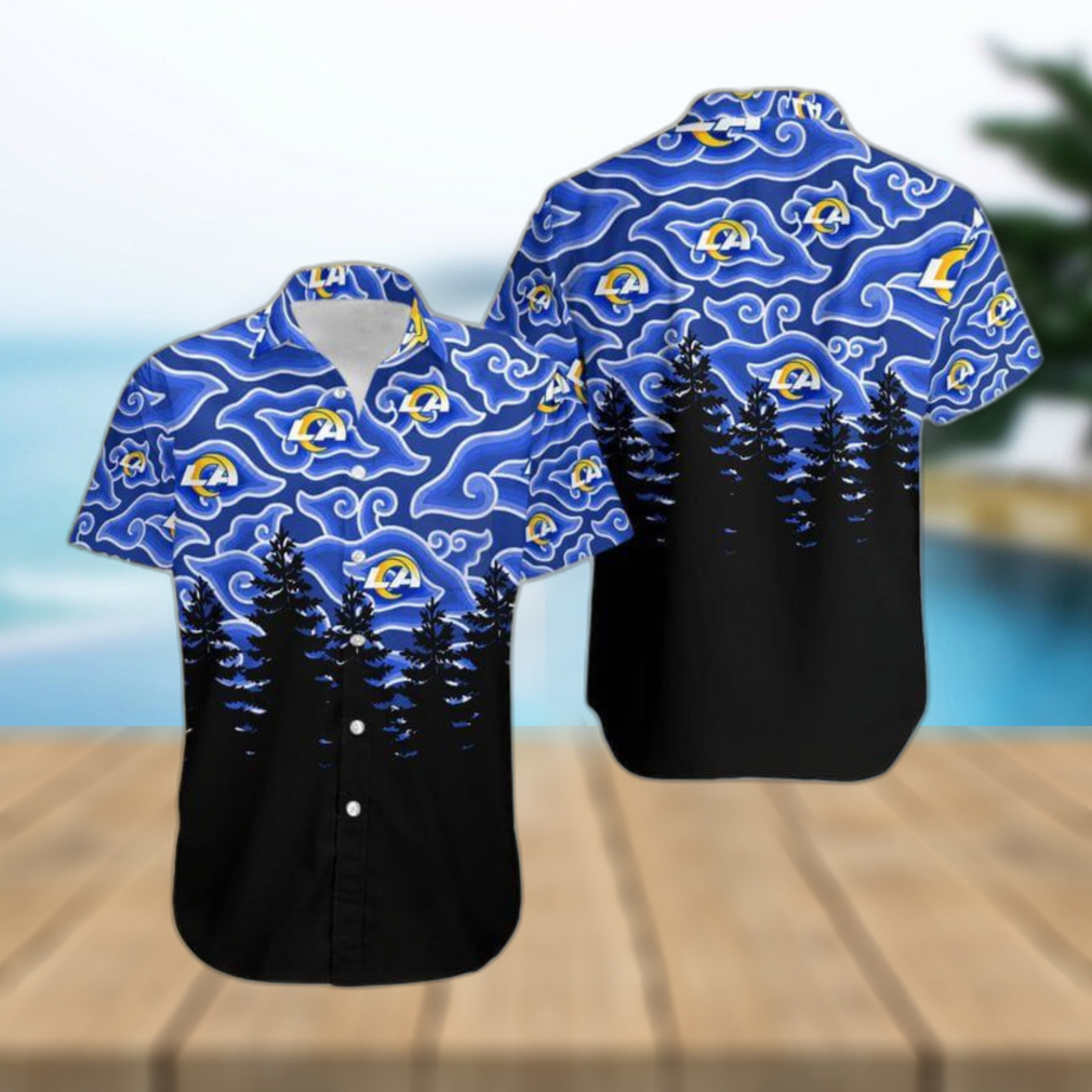 Los Angeles Rams Ninja Cloud Blackest Hawaiian Shirt Holiday Gift For Halloween - Limotees