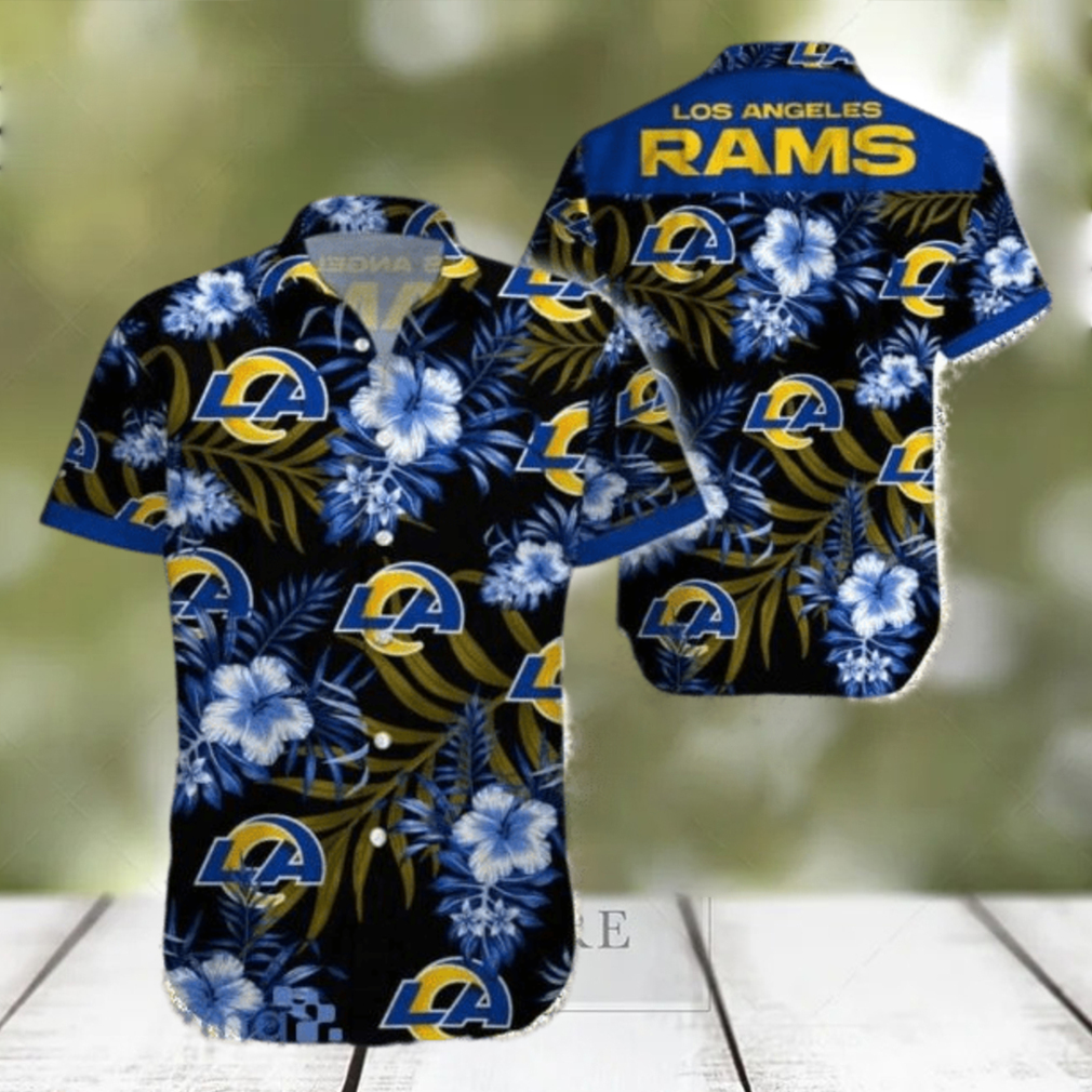 Los Angeles Rams Sport Hawaiian Shirt NFL Teams Black Gift For Men And Women - Limotees