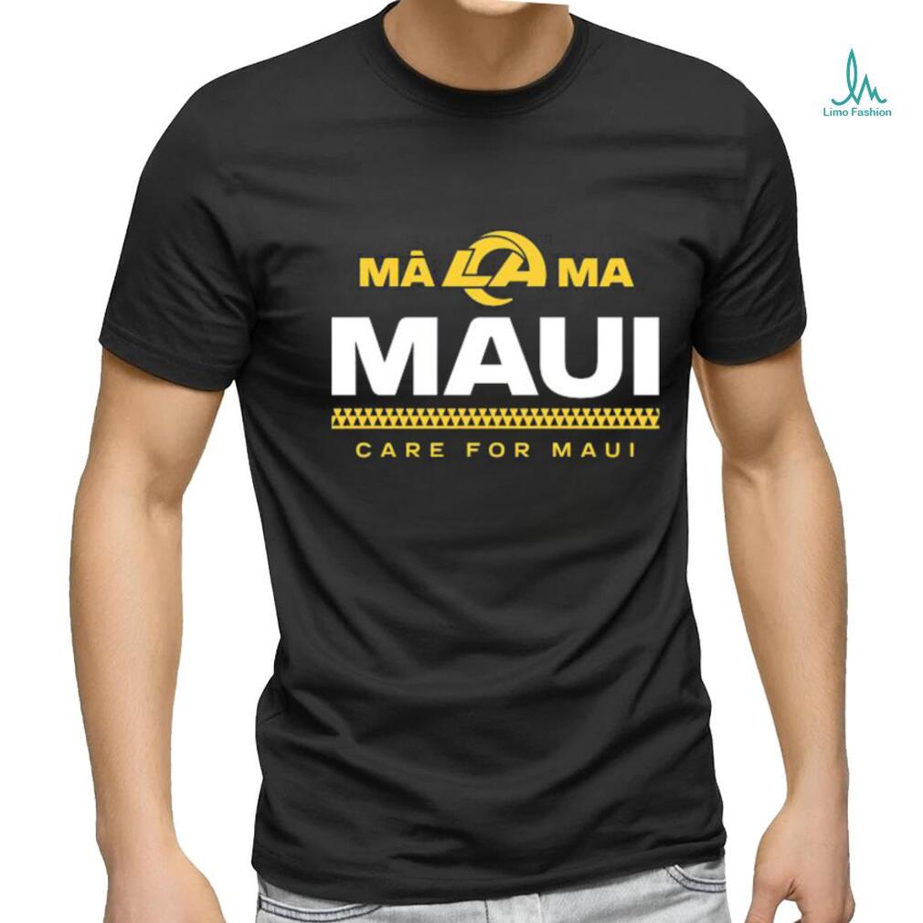 Los Angeles Rams support Hawaii Maui Relief T Shirt - Limotees