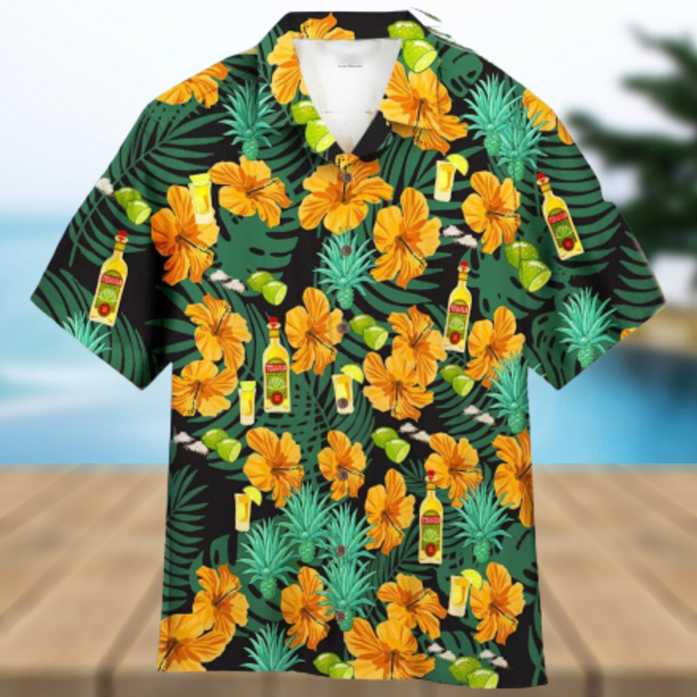 Love Tequila Aloha Hawaiian Shirt Summer Gift Beach Shirt - Limotees