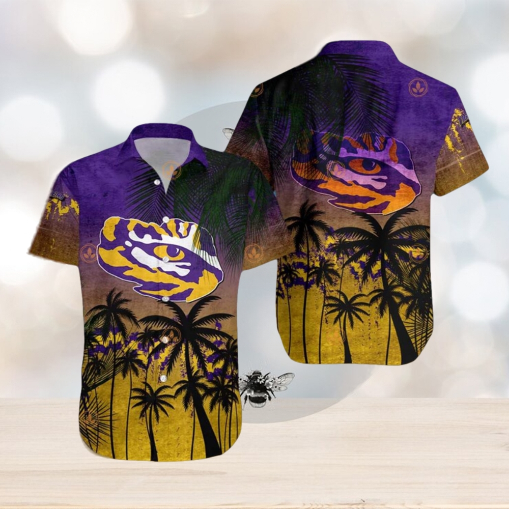 Lsu Hawaiian Shirt Lsu Tigers Coconut Tree Best Hawaiian Shirts - Limotees