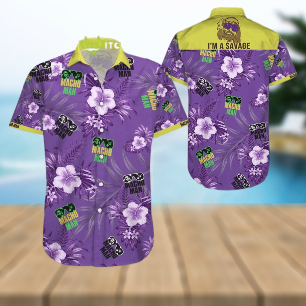 Macho Man I Am Savage Hawaiian Shirt Summer Vacation Gift - Limotees