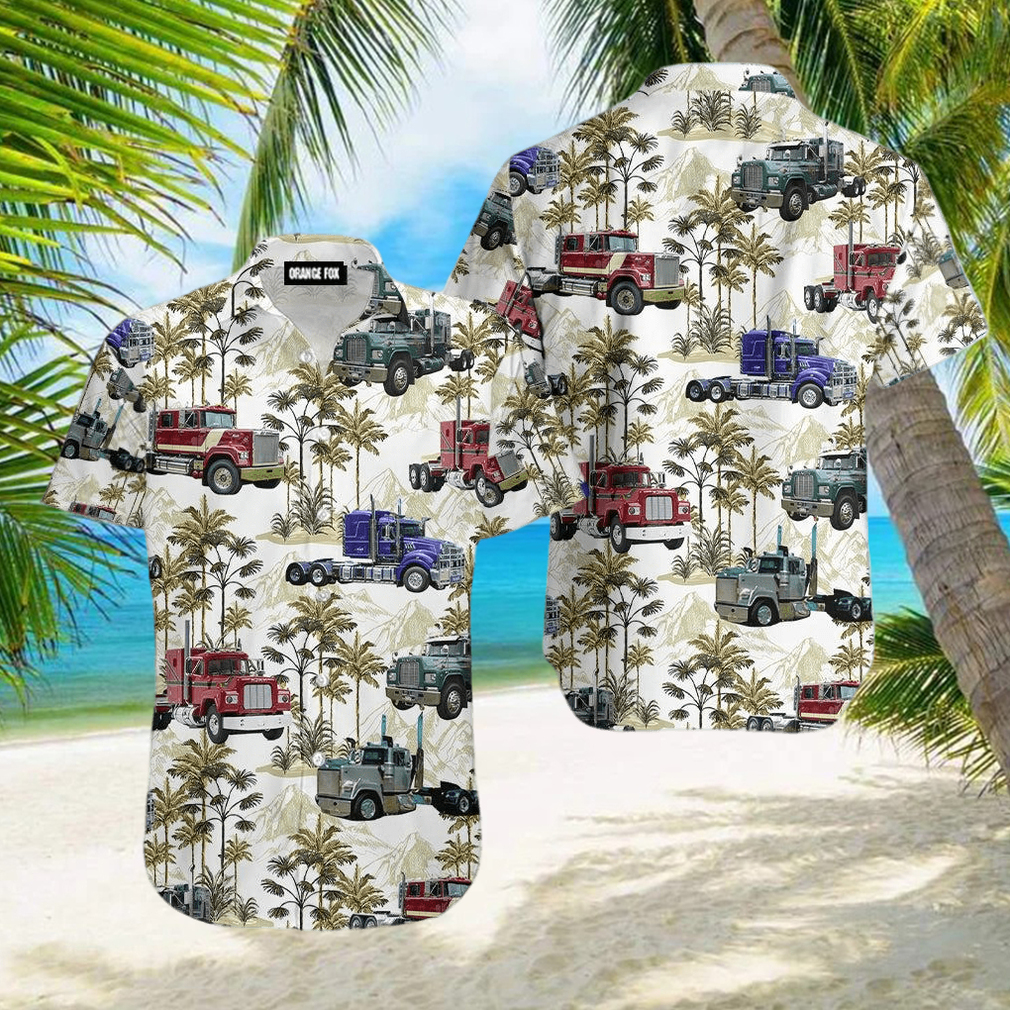 Mack R Model Truck Trucker Tropical Hawaiian Shirt For Men And Women HW7767 shirt - Limotees