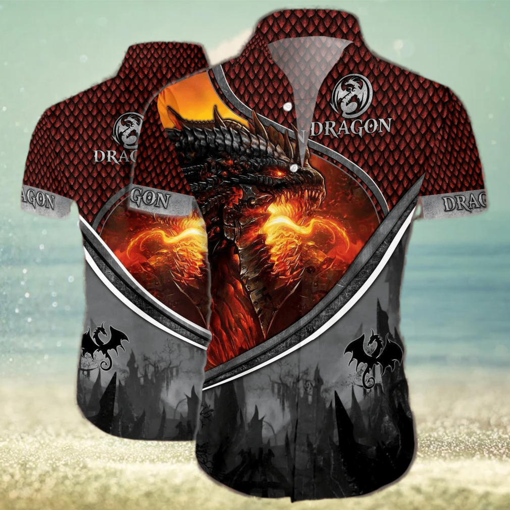 Magic Fire Dragon Hawaiian Shirt - Limotees