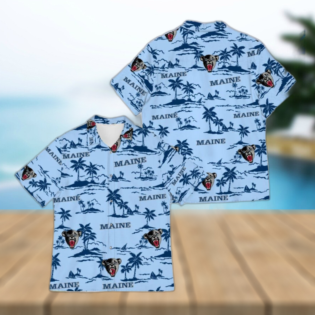 Maine Black Bears Halloween Hawaiian Shirt For Men And Women Gift Beach - Limotees