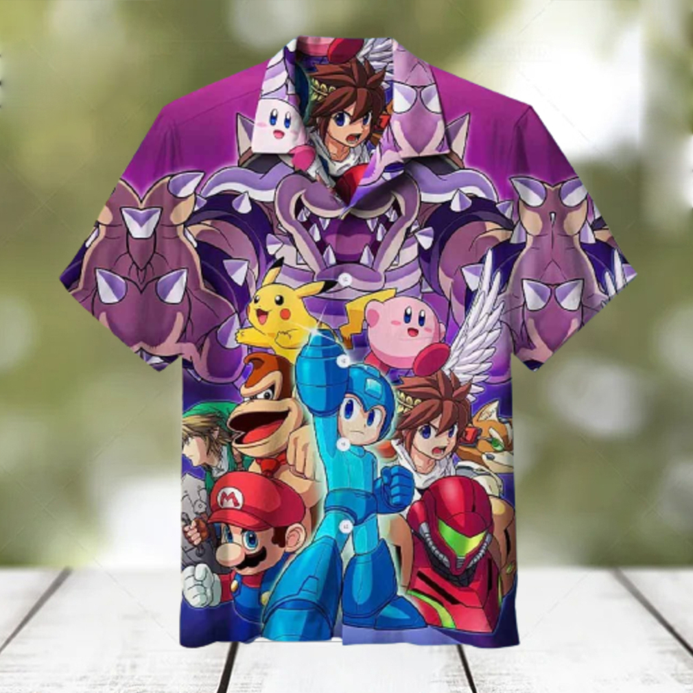 Mario Pokemon Zelda Hawaiian Shirt Thoughtful Personalized Gift For The Whole Family - Limotees