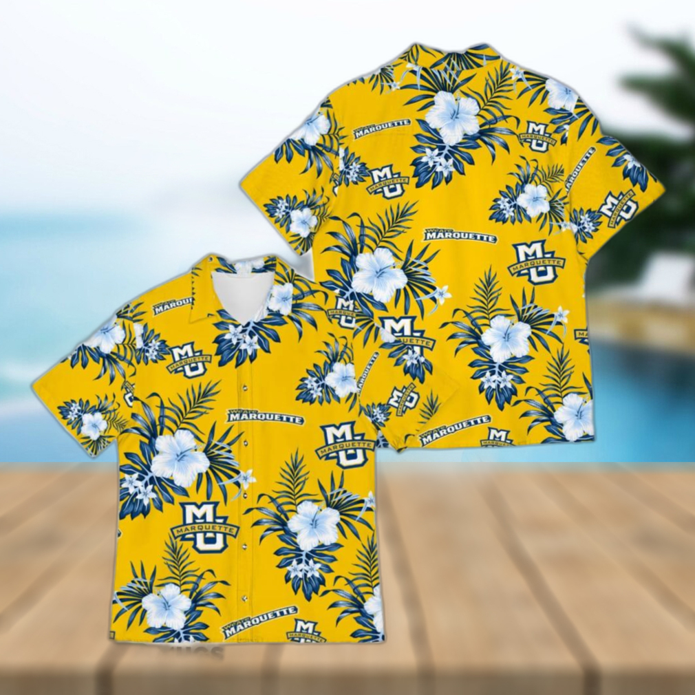 Marquette Golden Eagles Sport Halloween Hawaiian Shirt For Men And Women Gift Beach - Limotees