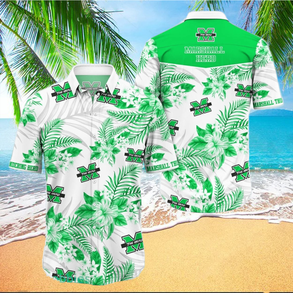 Marshall Thundering Herd Trending Hawaiian Shirt - Limotees