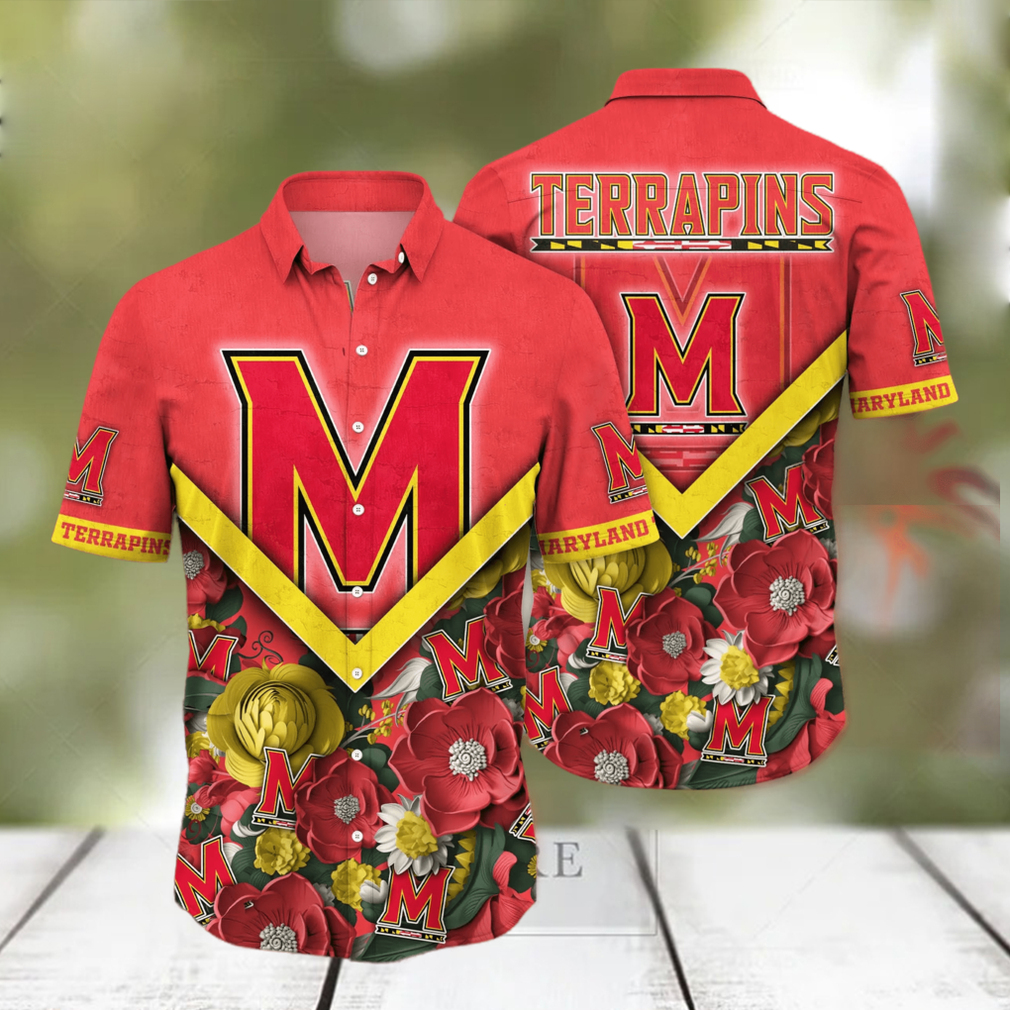 Maryland Terrapins NCAA Hawaiian Shirt Custom Heat Aloha Shirt - Limotees