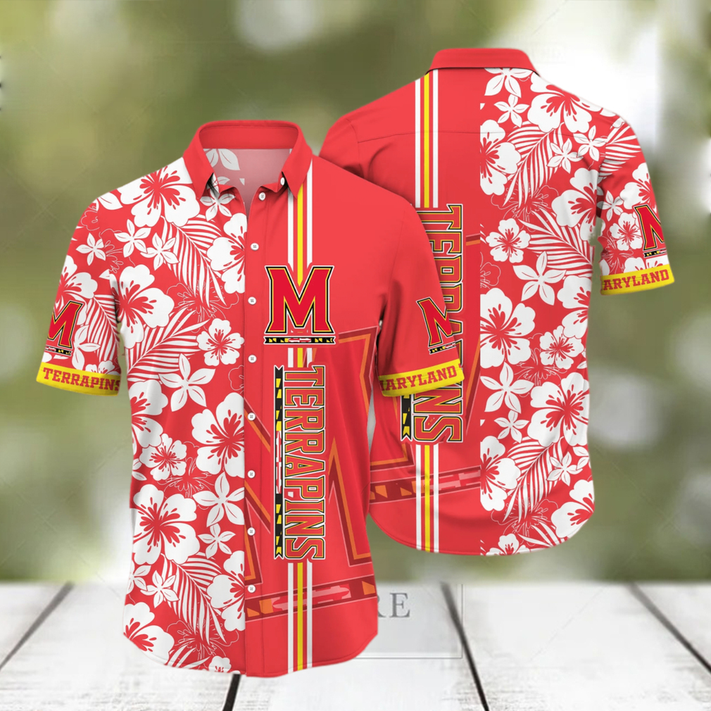 Maryland Terrapins NCAA Hawaiian Shirt Hammockstime Aloha Shirt - Limotees