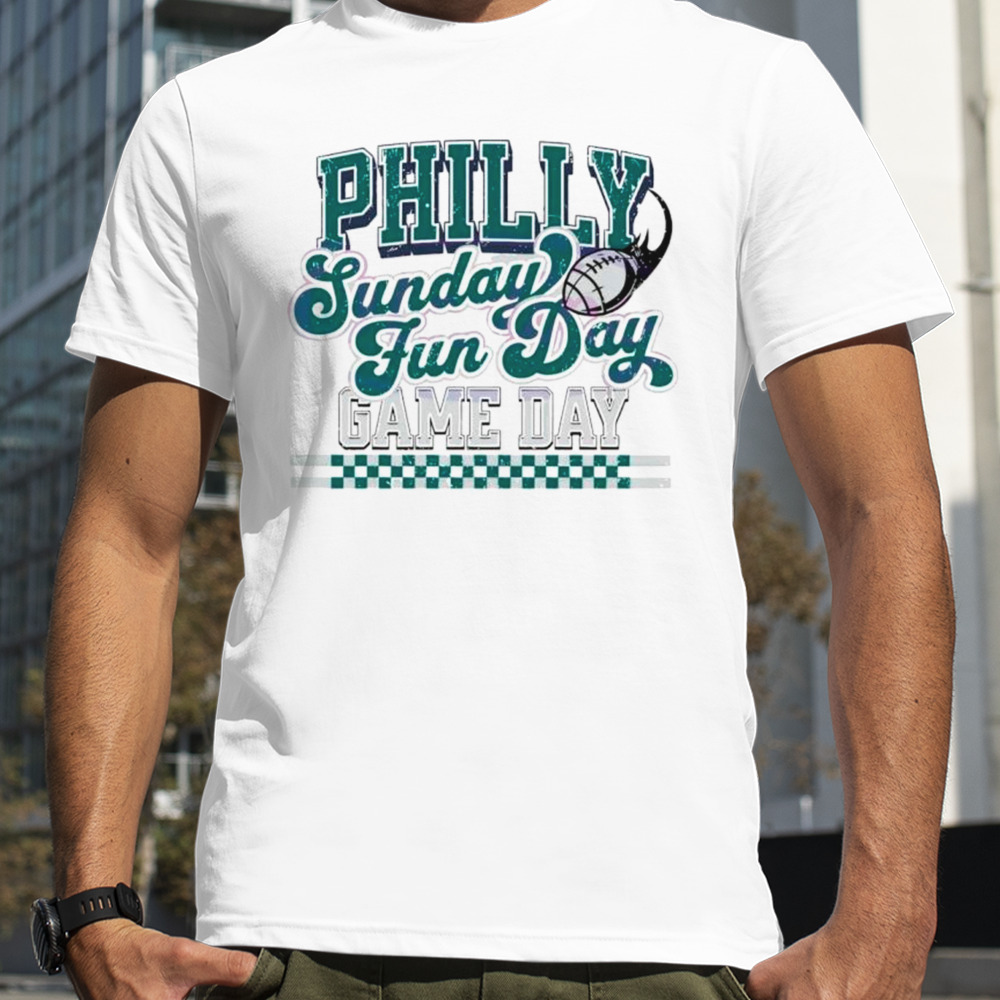 Philly sunday fun day game day retro shirt